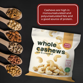 Spicy World cashews sourced from Vietnam or India.
