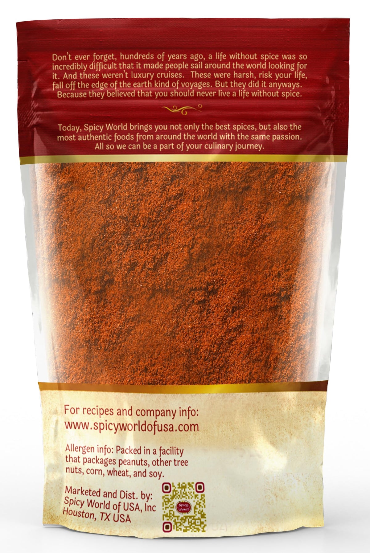 Spicy World Cayenne Pepper Powder boosts flavor when sauteing in a pan
