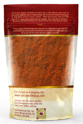 Spicy World Cayenne Pepper Powder boosts flavor when sauteing in a pan