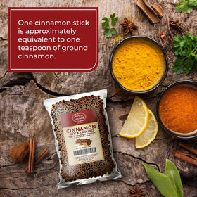 Spicy World cinnamon sticks spiced dish enhancer for savory sauces