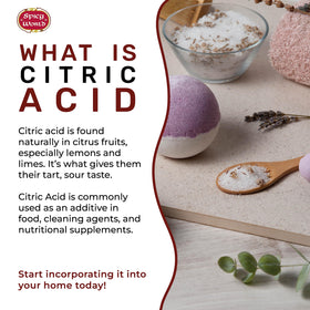 Spicy World citric acid enhances flavors in baking and cooking.