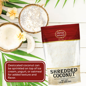Spicy World desiccated coconut powder suitable for savory curries
