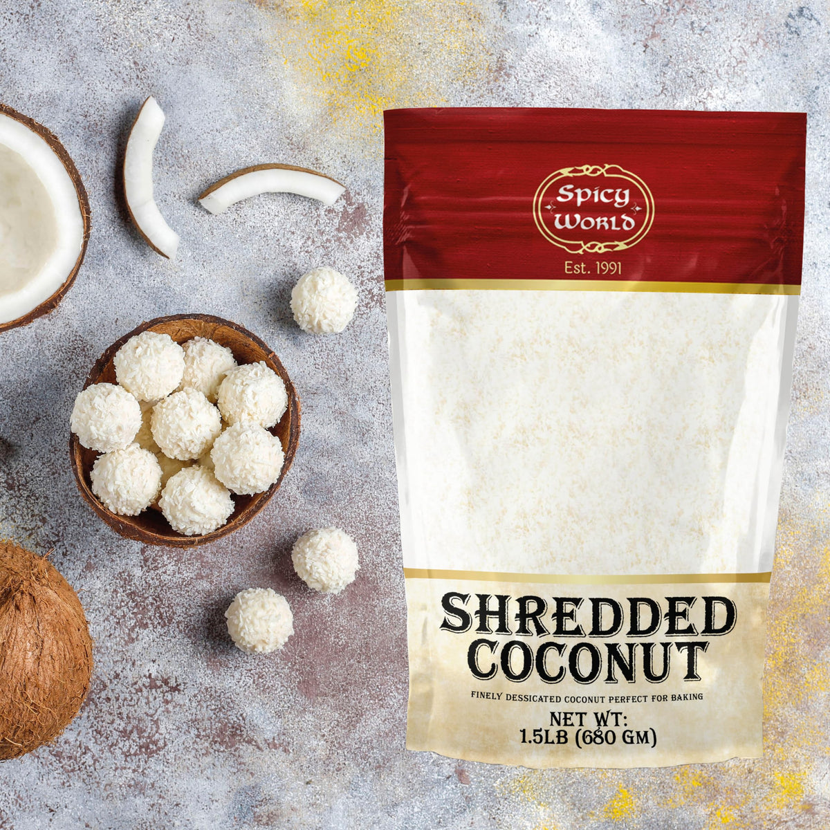 Spicy World coconut powder adds tropical flavor to smoothies