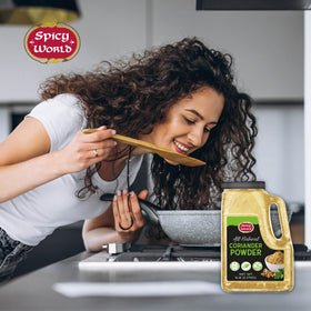 Spicy World coriander powder with spice blend idea for recipes