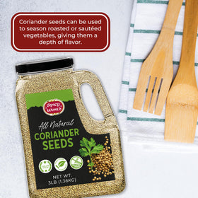 Spicy World coriander seeds ready-to-use for curries, marinades, or pickles