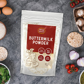 Spicy World buttermilk powder in cornbread batter