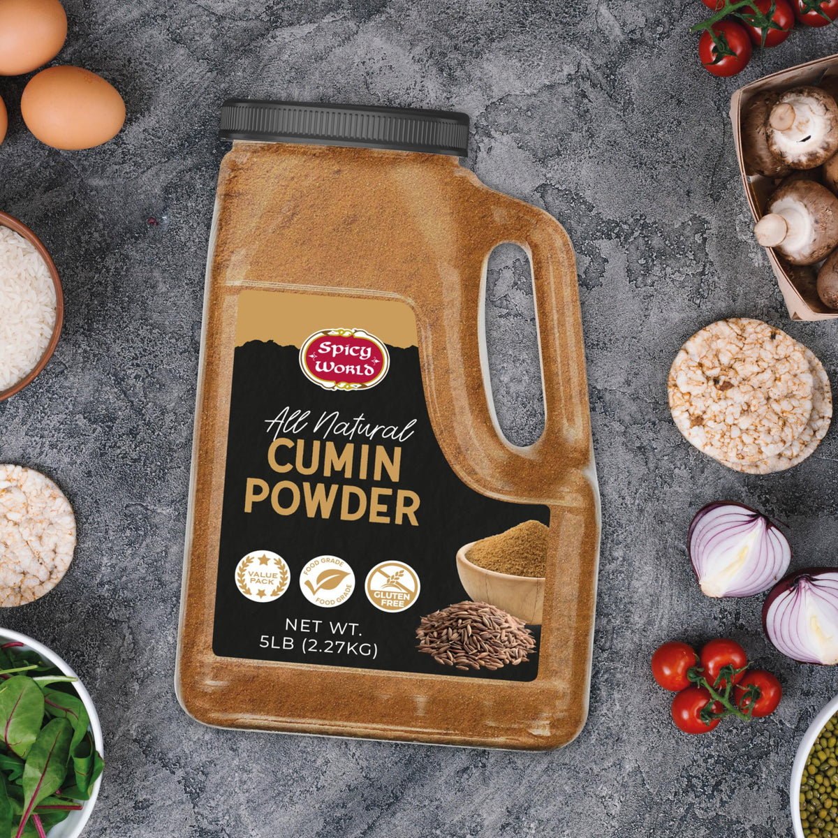 Curry dish enhanced with Spicy World cumin powder for warm depth