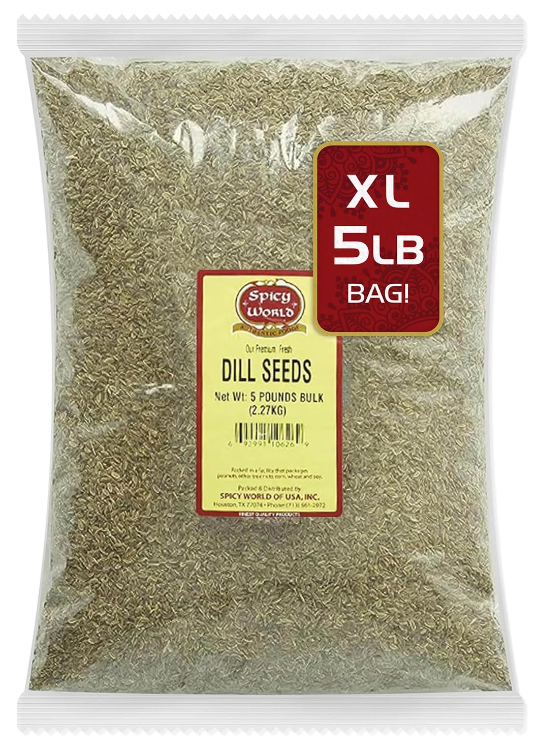 Spicy World dill seeds bulk 5lbs for home cooks