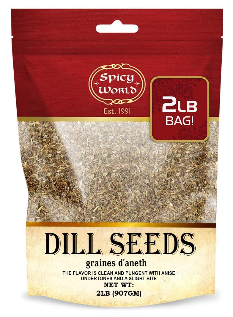 Spicy World dill seeds bulk bag for pantry storage and seasoning