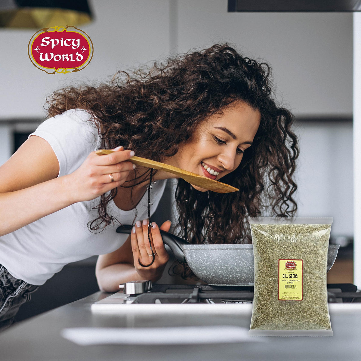 Spicy World dill seeds ground dill dust ready for grinding