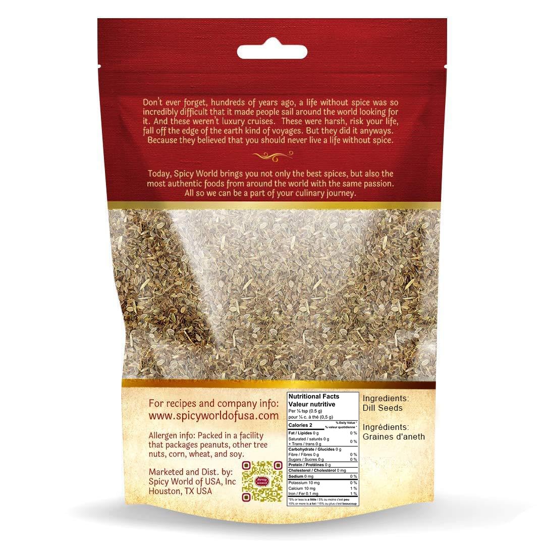 Versatile dill seeds for salads, vegetables, and fish dishes