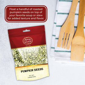 Spicy World dry pumpkin seeds kitchen use, perfect for baking, cooking, and toppings