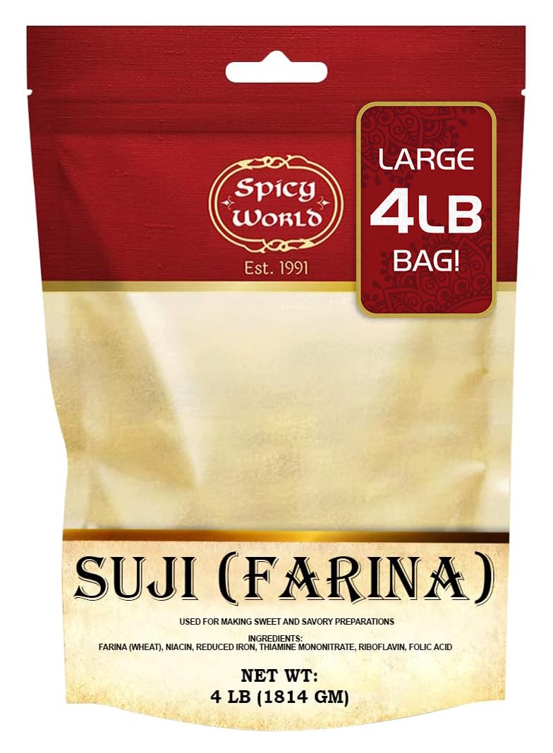 Spicy World Farina bulk bag ready for pantry staples and meals
