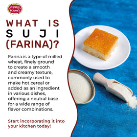 Spicy World Farina cooking setup with pot and spoon for hot cereal