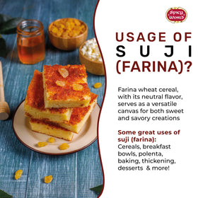 Spicy World Farina hot cereal bowl with creamy texture and aroma