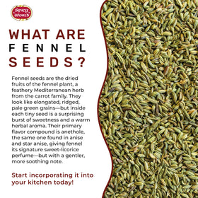 Spicy World fennel seeds tea-steep demonstrates fragrant herbal infusion potential