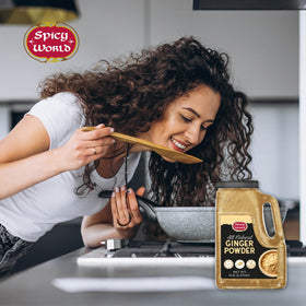 Spicy World Ginger Powder on cookies; warm flavor for baking.
