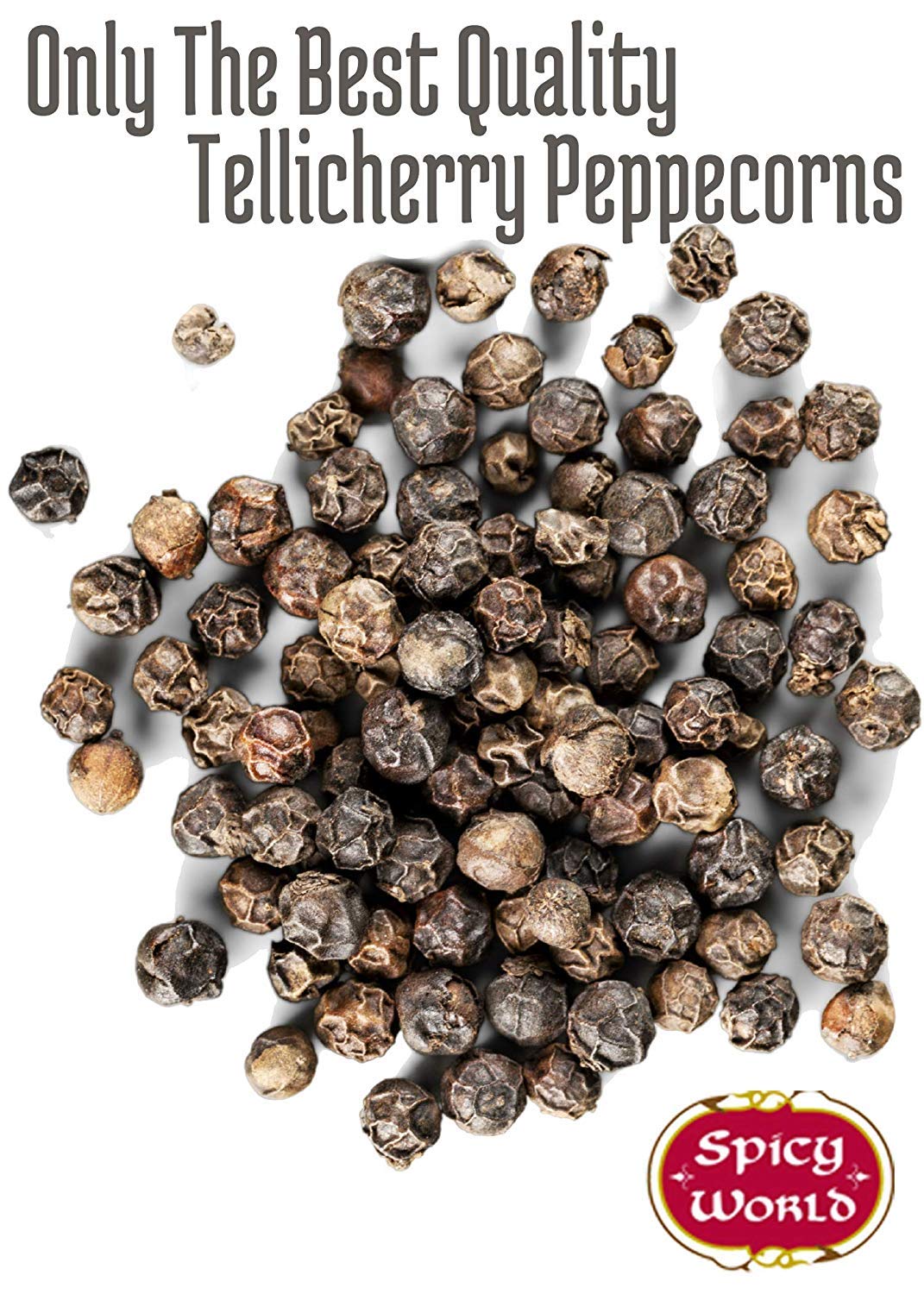 Spicy World peppercorns ready for grinders for fresh cracked pepper