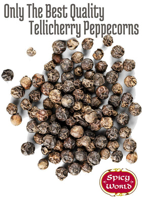Spicy World peppercorns ready for grinders for fresh cracked pepper
