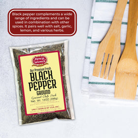 Spicy World roasted vegetables with a finish of pepper