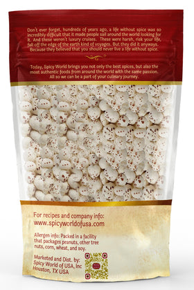 Spicy World Lotus seeds 200g pack highlighting net weight.