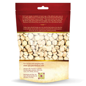 Spicy World Lupini Beans dried close-up, ideal for soaking and cooking in salads and dips