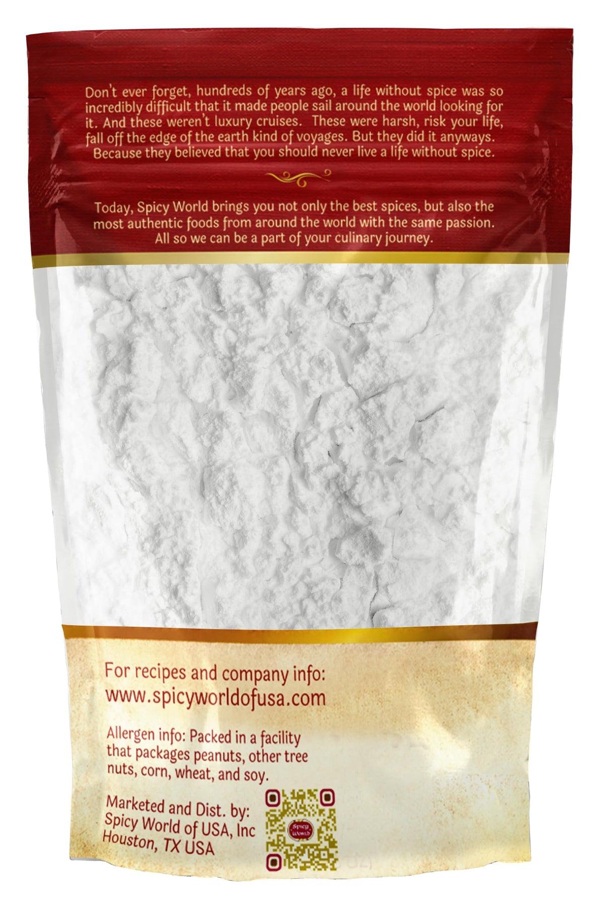 Spicy World Malic Acid Powder ready to add tartness to recipes.
