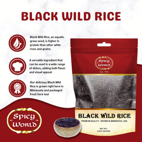 Spicy World bag label close-up emphasizes authentic Minnesota harvest and quality packaging