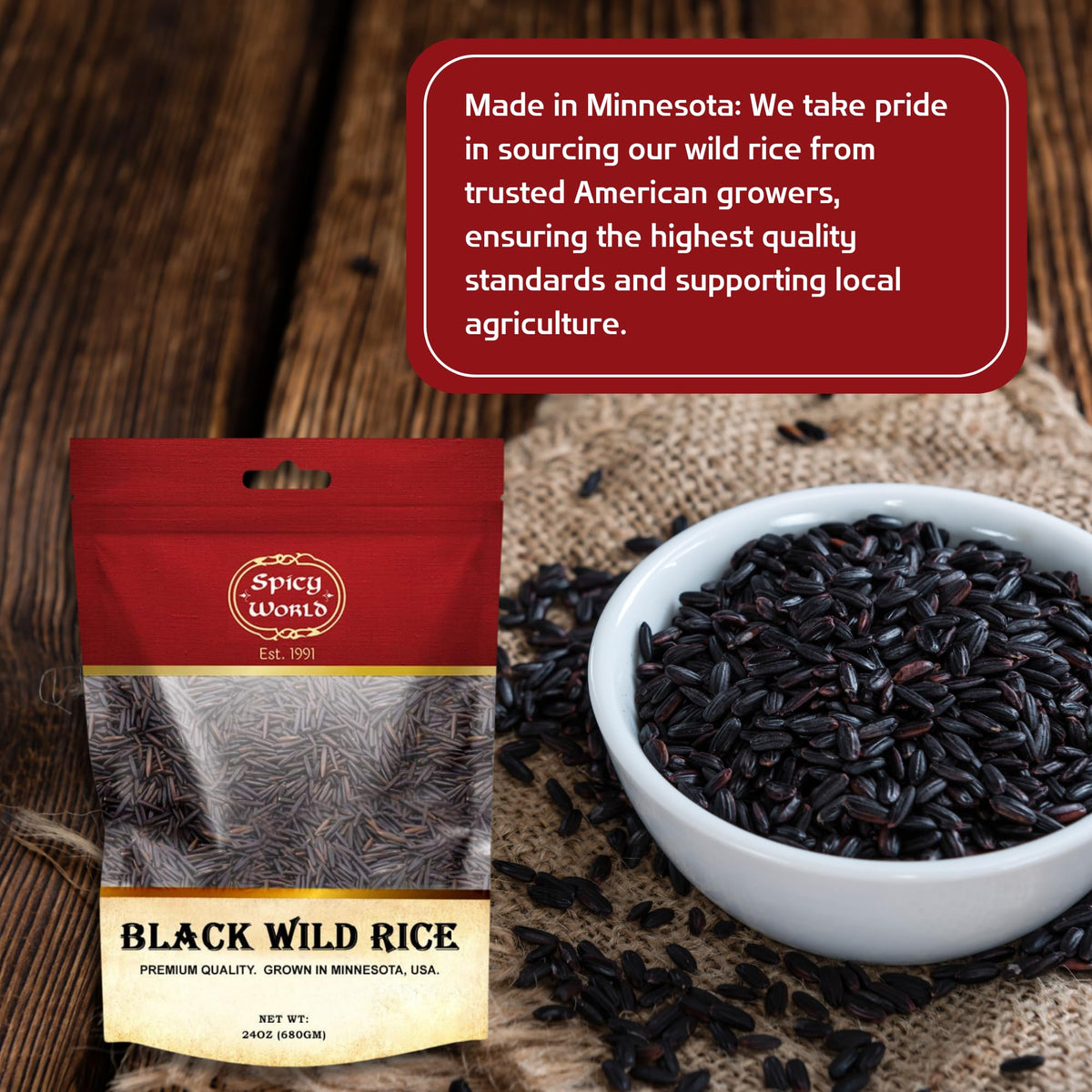 Spicy World packaging in the USA for freshness