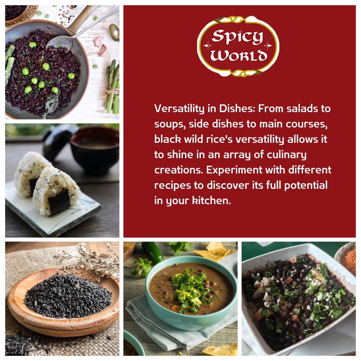 Spicy World all-natural wild rice offers wholesome flavor