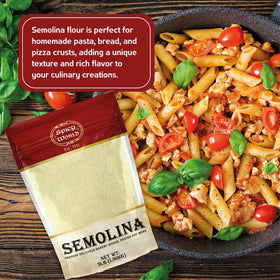 Spicy World Semolina Flour pizza peel release substitute for cornmeal