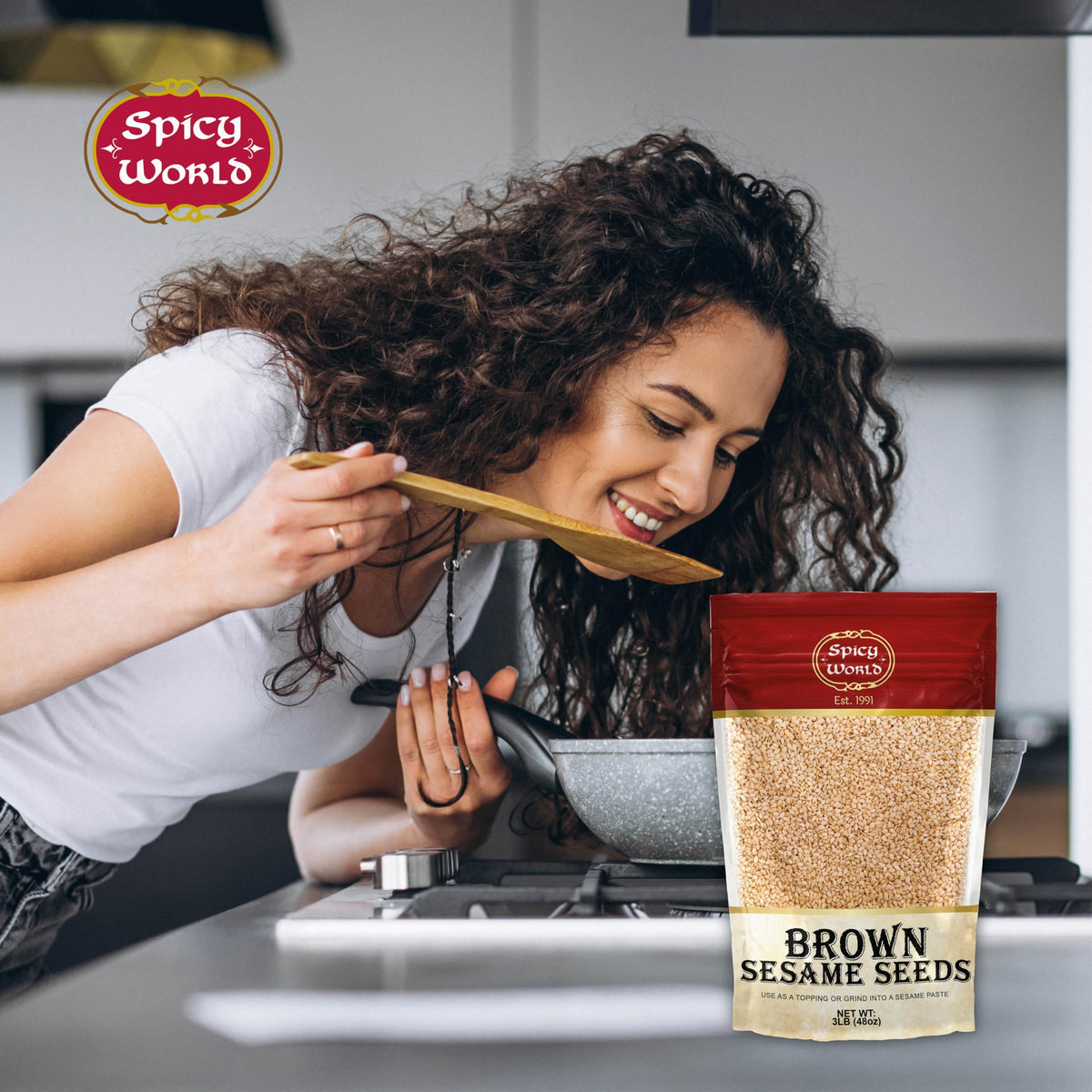 Energy bars prepared with Spicy World sesame seeds for added protein and crunch