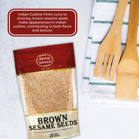 Stir-fry finished with Spicy World sesame seeds for aroma and mouthfeel