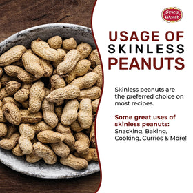 Spicy World skinless peanuts baking idea image, perfect for cookies and desserts