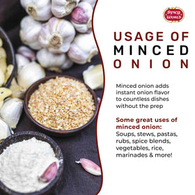 Spicy World onion seasoning in soup or stew, adds depth without fuss.