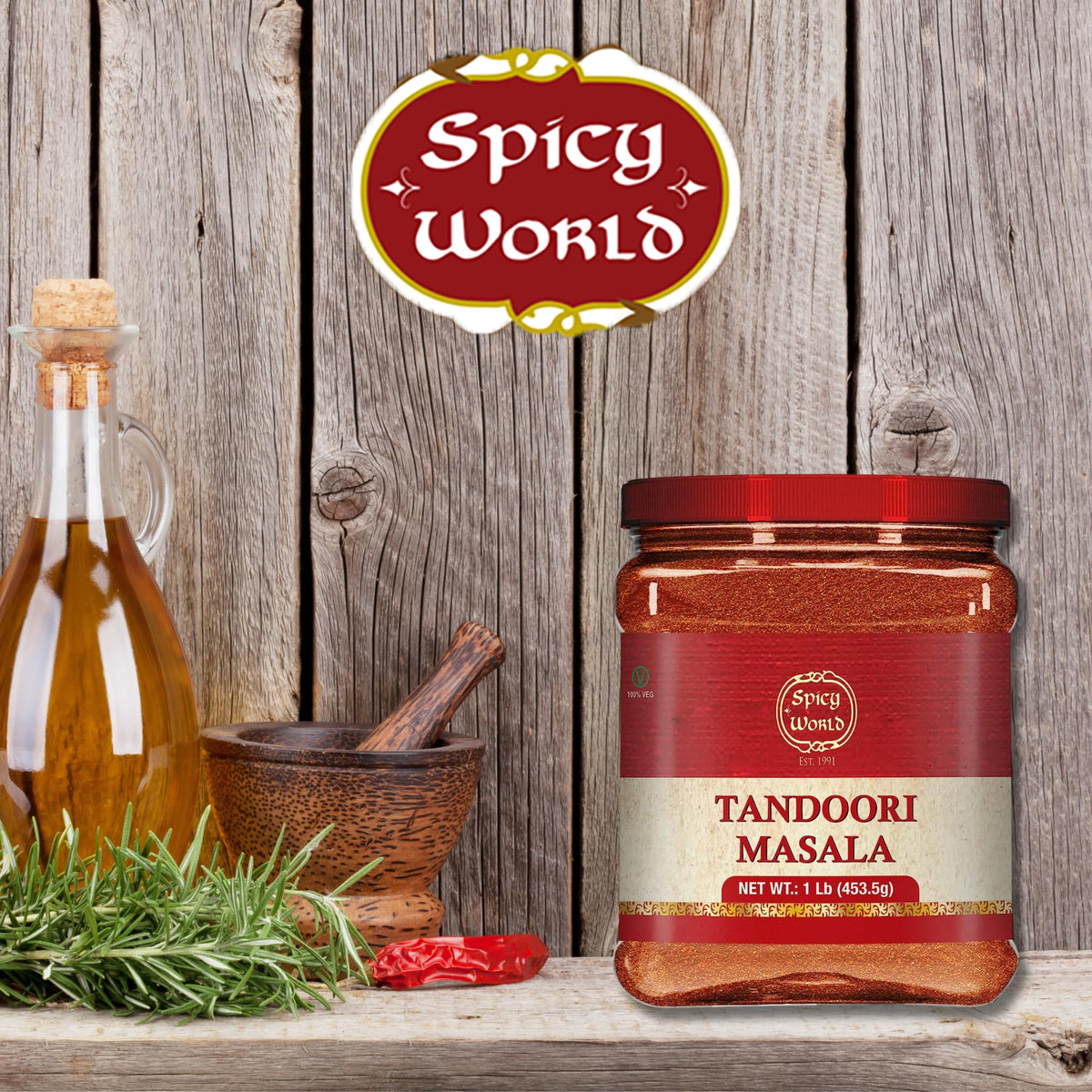 Spicy World Tandoori Masala spice blend for eggs with warm spice notes