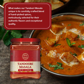 Spicy World Tandoori Masala marinade bowl ready for yogurt-based tandoori