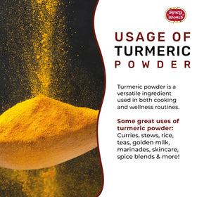 Spicy World Turmeric Powder rice bowl adds depth and color.