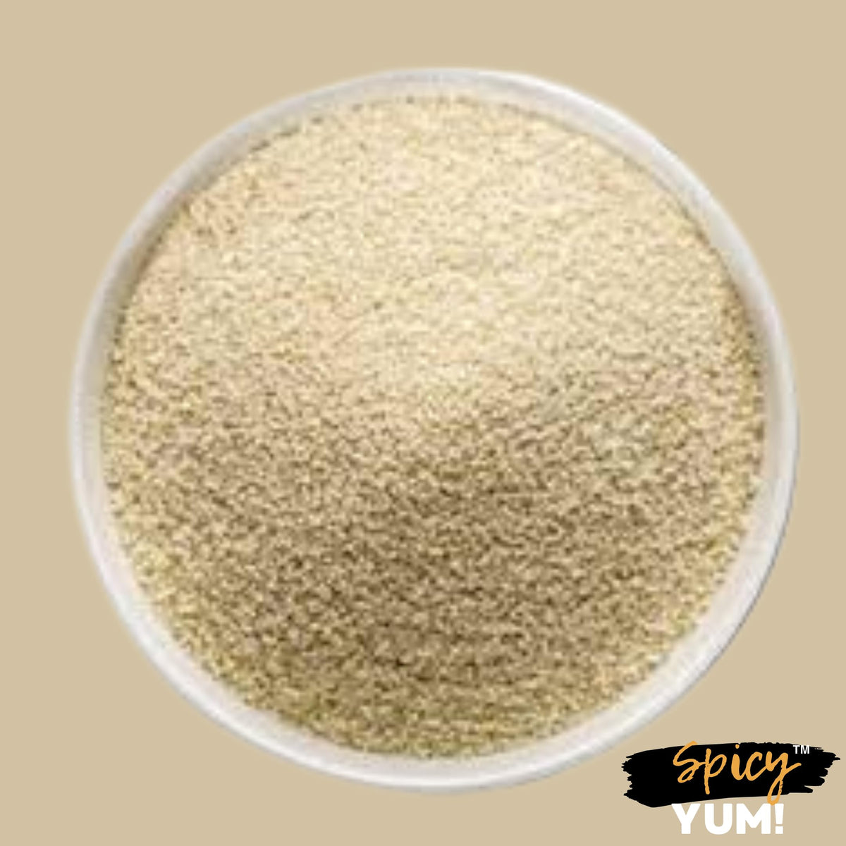 Spicy Yum fonio 5 minute cook pot demonstrates quick, fluffy grain.