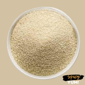 Spicy Yum fonio 5 minute cook pot demonstrates quick, fluffy grain.