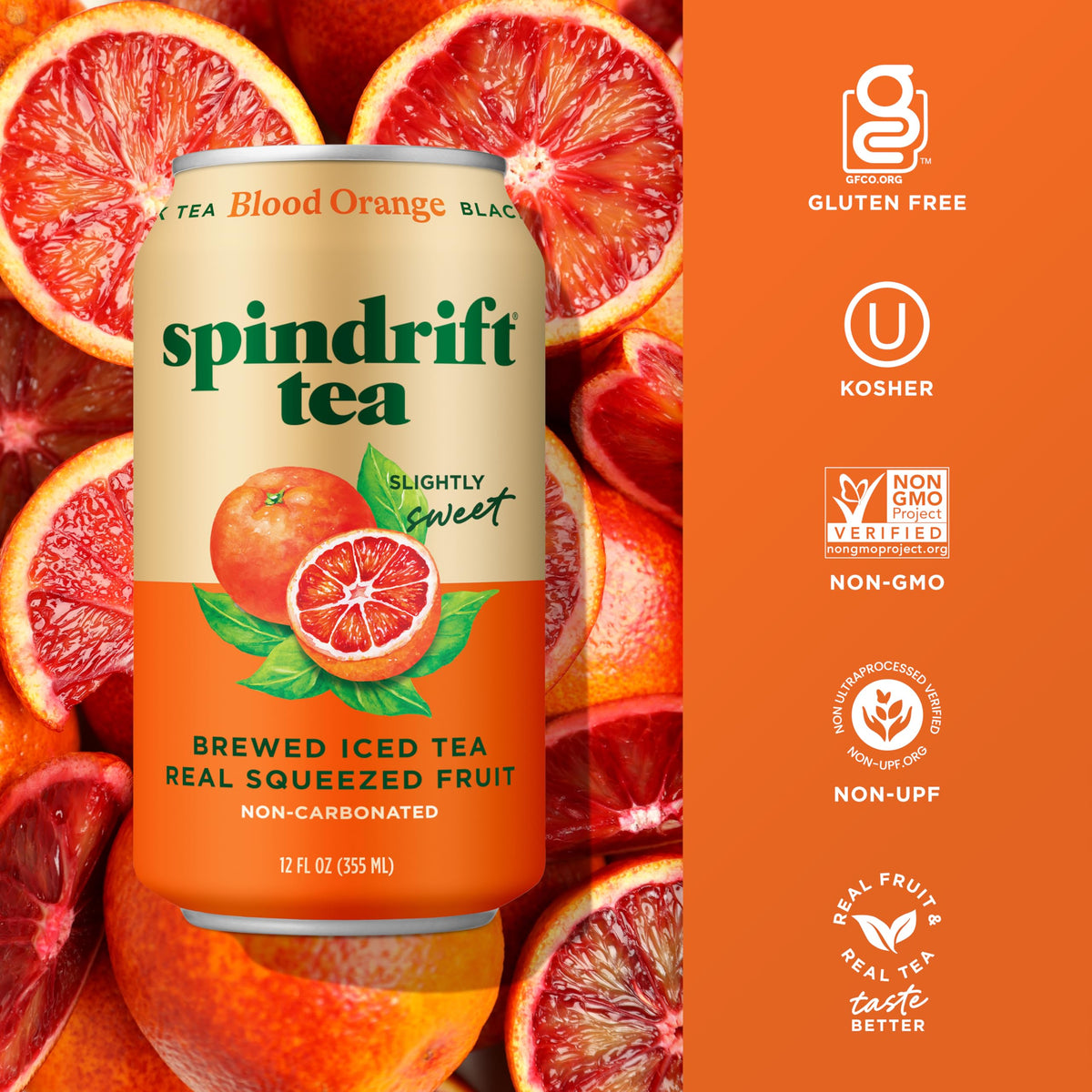 Spindrift 12-pack tea cans arranged for gatherings