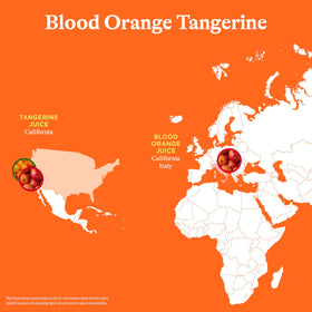 Spindrift Blood Orange Tangerine glass pour shows bright, refreshing sparkle.