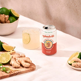 Spindrift Ginger Lime Mule pack 24 for convenient group refreshment.