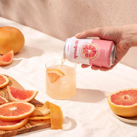Fresh grapefruits hint at natural flavor from family farms