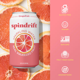 Label close-up highlighting real fruit ingredients and simple formulation