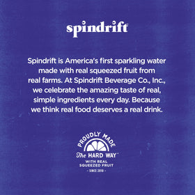 Spindrift Lemonade 3-Flavor Variety 20-Pack close-up can emphasizing lightly carbonated, fuller flavor
