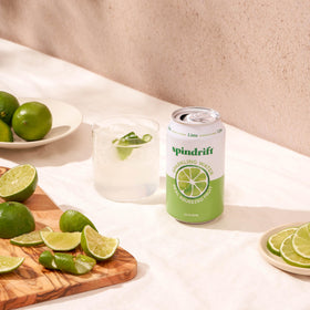Spindrift Nojito lime and mint on ice conveys vibrant aroma