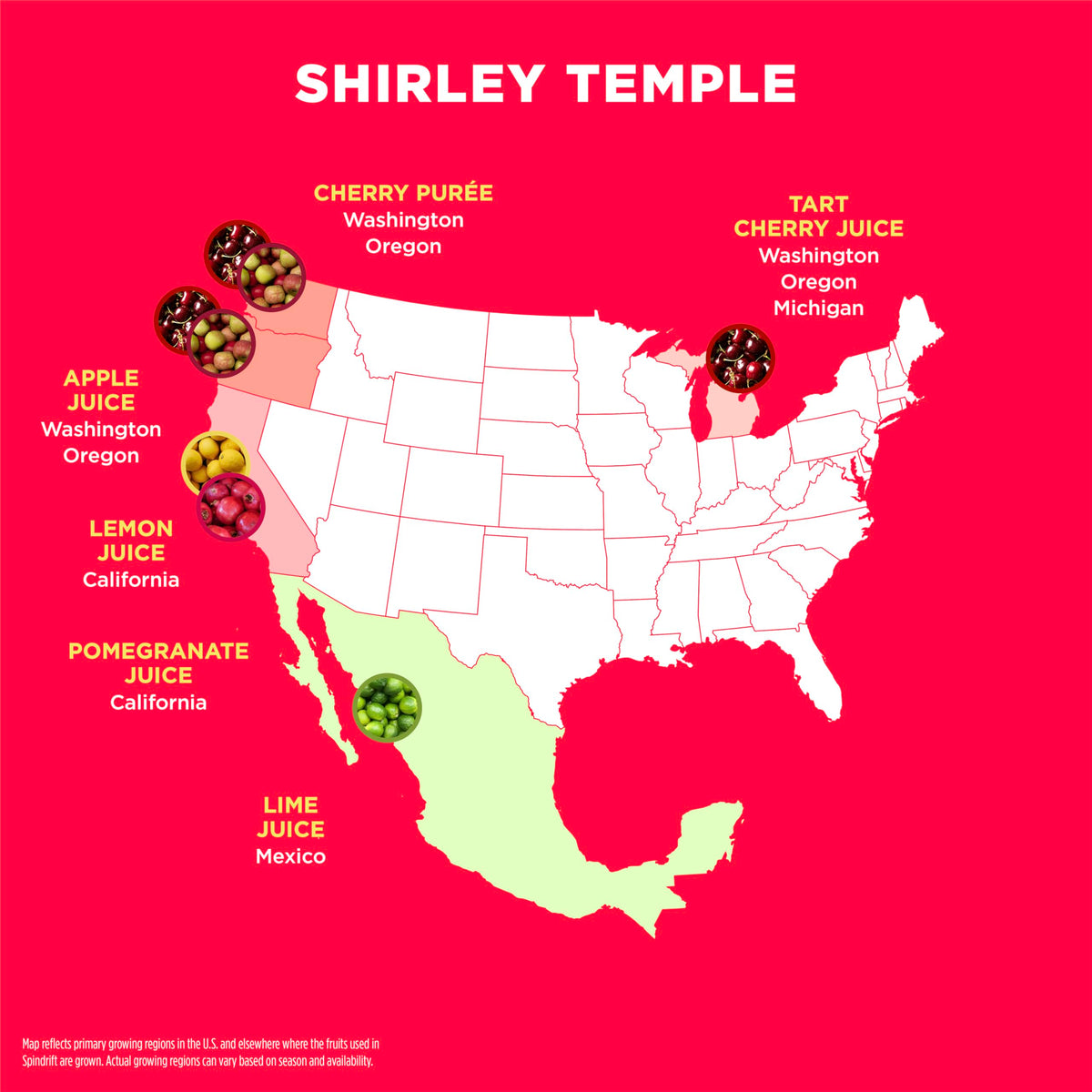 Spindrift Shirley Temple Cherry Citrus pour captures vibrant aroma ideal for entertaining.