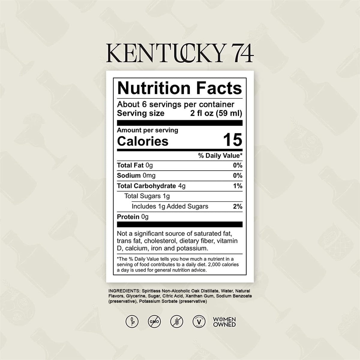 Two-pack Spiritless Kentucky 74 bottles ready for social gatherings