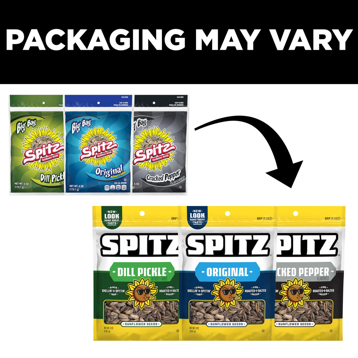 Spitz Dill Pickle bag in hand conveys portable snack option anytime.